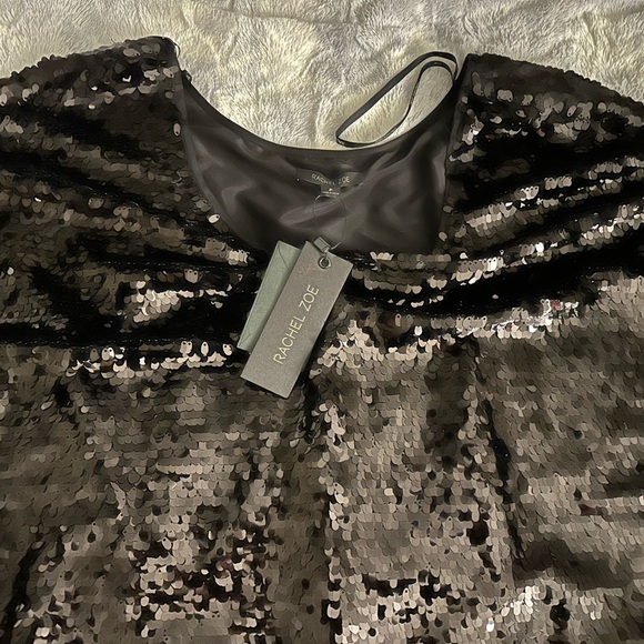 Gorgeous Rachel Zoe Sequined Top-Size P-NWT - Picture 2 of 6